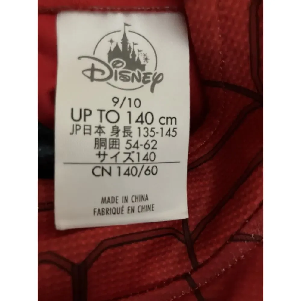 Disney Store Marvel Iron Spider-Man Costume Muscle Suit + Mask & 1 Glove EUC
